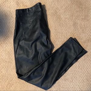 BLANK DENIM vegan leather pants EUC